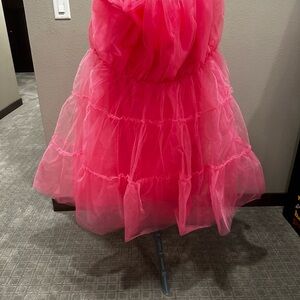 Ashley Stewart Strapless Pink Dress
